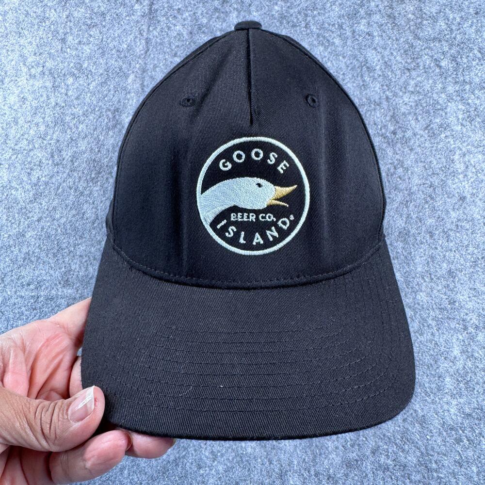 Goose Island Men's S/M Black Snapback Chicago Beer Baseball Hat Cap